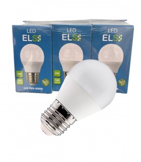 PACK 3 UND. ESFÉRICAS LED E27 7W 6000K