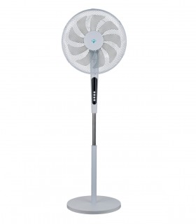 VENTILADOR PIE 9 ASPAS Ø40 CM. 45W BLANCO