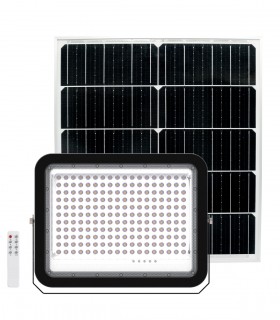 PROYECTOR LED SOLAR 300W 6500K CON MANDO