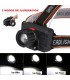 LINTERNA LED CABEZA ZOOM RECARGABLE