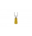 BOLSA 50 UND. TERMINAL HORQUILLA AMARILLO 6,4 M6