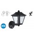 FAROL BRAZO INFERIOR CON SENSOR NEGRO LEDVANCE/OSRAM